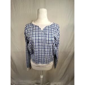 Champion White/Blue Women’s Sweatshirt